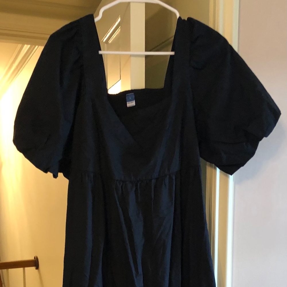 Old Navy Puff Sleeve Midi Dress